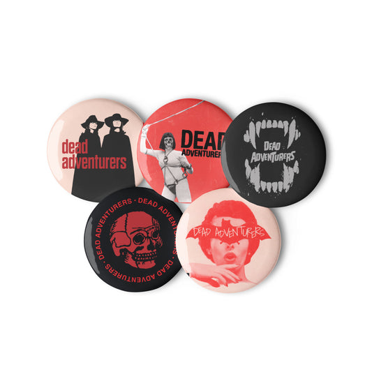Set of pin buttons